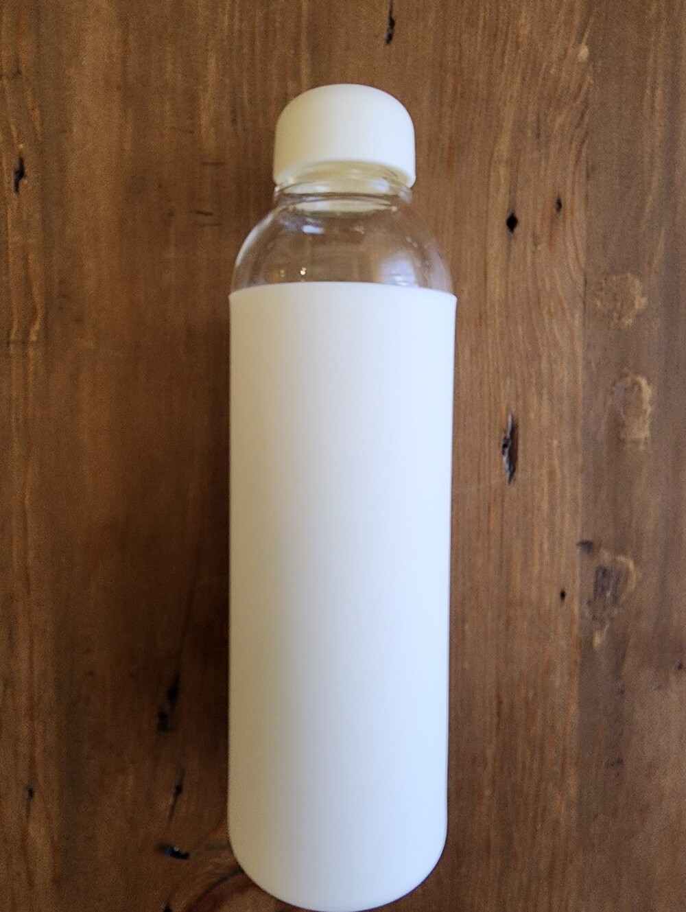 W&P Porter Glass Water Bottle With Silicone Sleeve